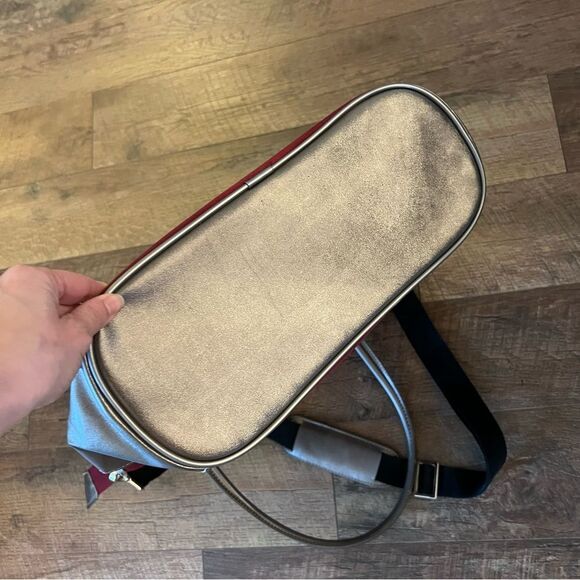 JM New York Bag Joy Mangano Burgundy Wine & Silver NWOT - Picture 8 of 16